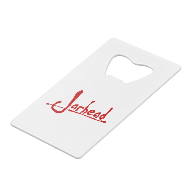 JARHEAD CREDIT CARD BOTTLE OPENER (Front Angled)