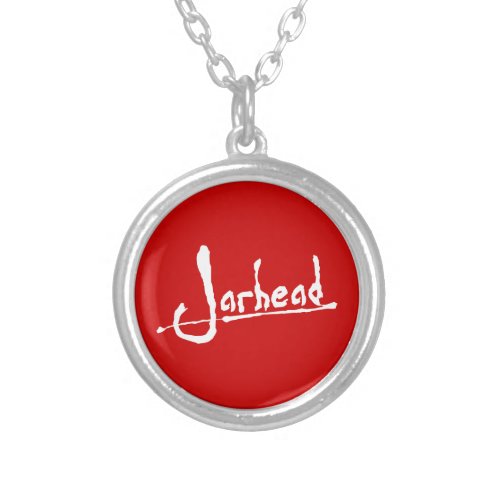 JARHEAD SILVER PLATED NECKLACE