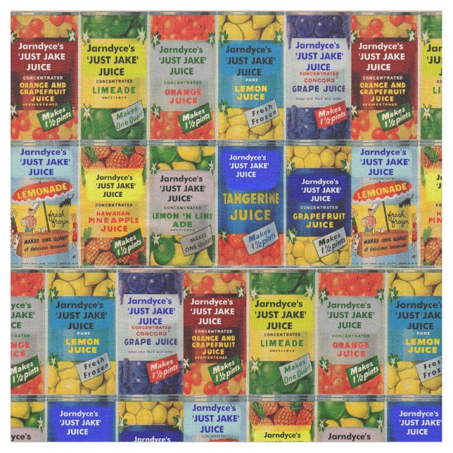Jarndyce's 'Just Jake' juices Fabric (Close Up)