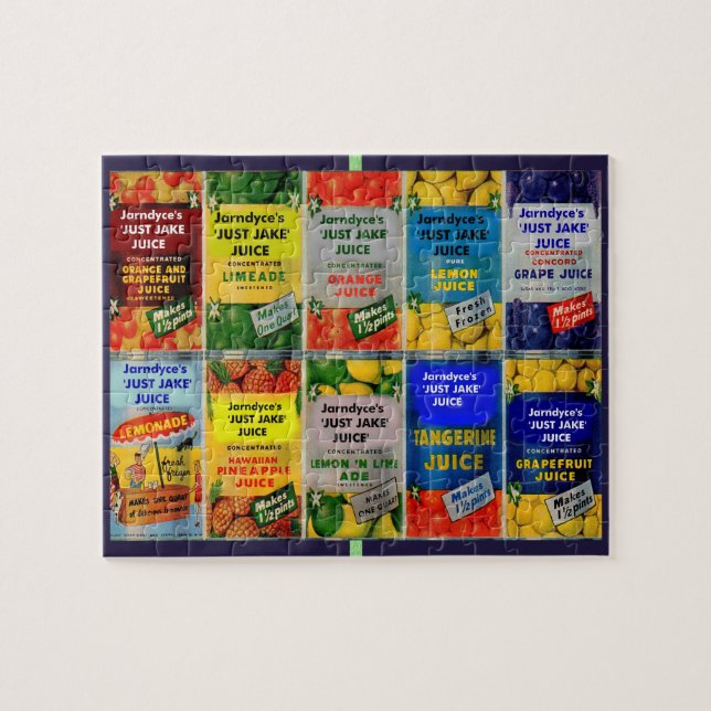 Jarndyce's 'Just Jake' juices Jigsaw Puzzle (Horizontal)
