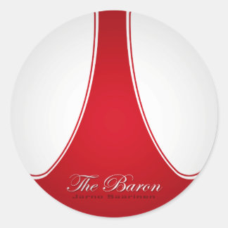 Jarno "The Baron" Saarinen Classic Round Sticker