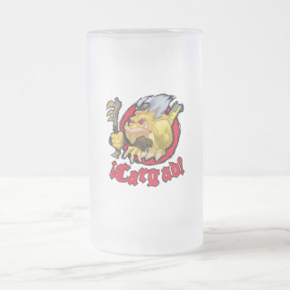 Jarra Metrín Gigante de Hielo Frosted Glass Beer Mug