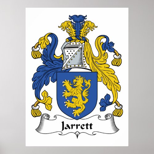 Jarrett Family Crest Poster