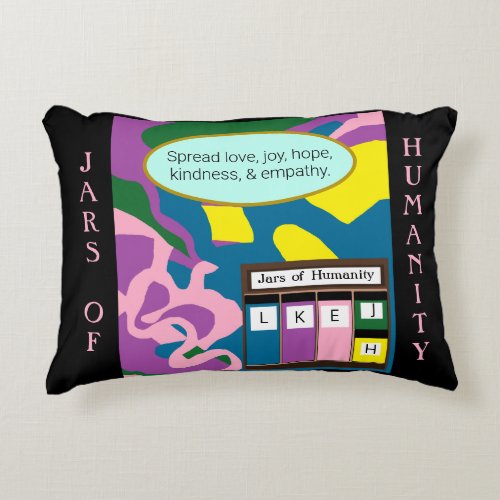 Jars of Humanity Accent Pillow