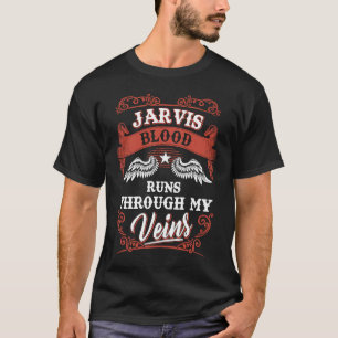 Jarvis blood runs through my veins family christma T-Shirt