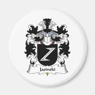 Jasinski Family Crest Magnet