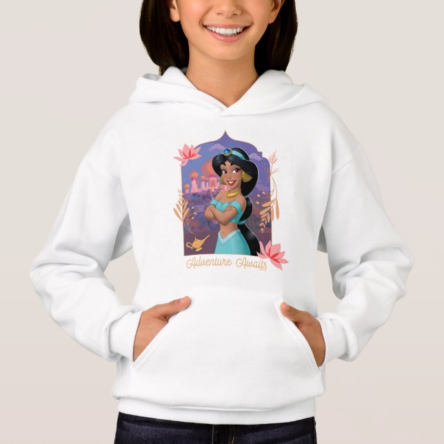 Jasmine "Adventure Awaits" Hoodie (Front)