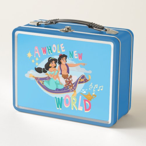 Jasmine  Aladdin Carpet Ride  A Whole New World Metal Lunch Box