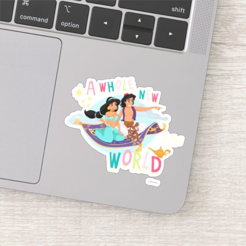 Jasmine  Aladdin Carpet Ride  A Whole New World Sticker