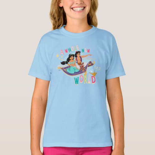 Jasmine  Aladdin Carpet Ride  A Whole New World T_Shirt