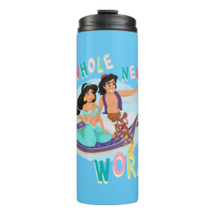 Jasmine & Aladdin Carpet Ride A Whole New World Thermal Tumbler