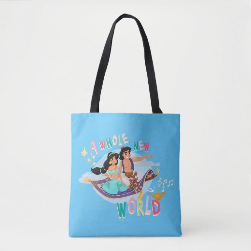 Jasmine  Aladdin Carpet Ride  A Whole New World Tote Bag