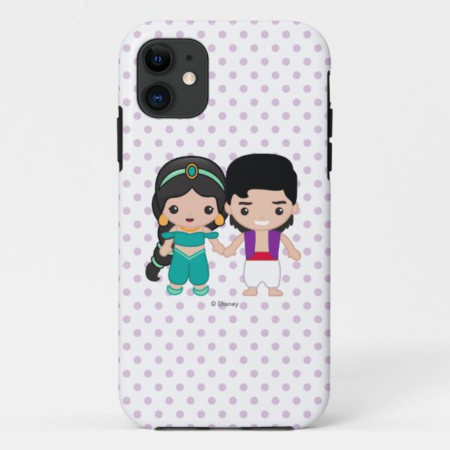 Jasmine and Aladdin Emoji Case-Mate iPhone Case (Back)