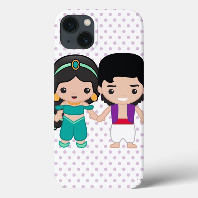 Jasmine and Aladdin Emoji Case-Mate iPhone Case (Back)