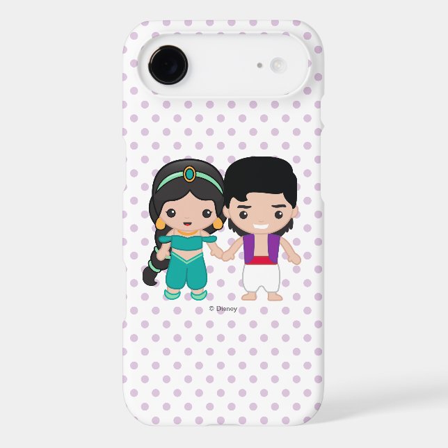 Jasmine and Aladdin Emoji Case-Mate iPhone Case (Back)