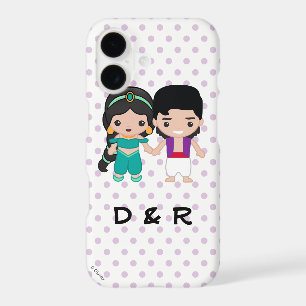 Jasmine and Aladdin Emoji iPhone 17 Case