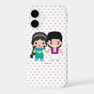 Jasmine and Aladdin Emoji iPhone 17 Case