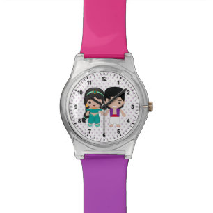 Jasmine and Aladdin Emoji Watch