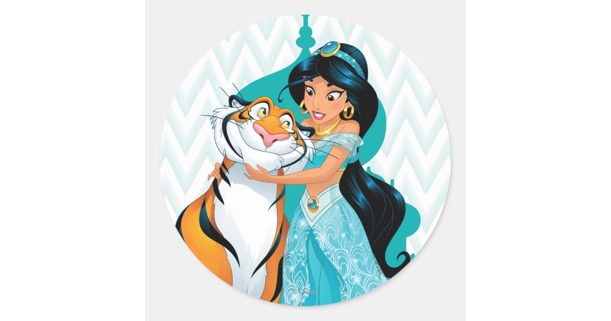 princess jasmine hugging rajah