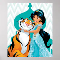 Jasmine Disney Princess Aladdin Cartoon Matte Finish Poster