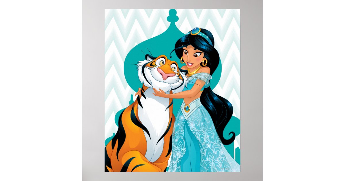 Jasmine and Rajah Poster | Zazzle
