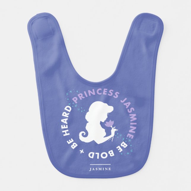 Jasmine | Be Bold & Be Heard Baby Bib (Front)