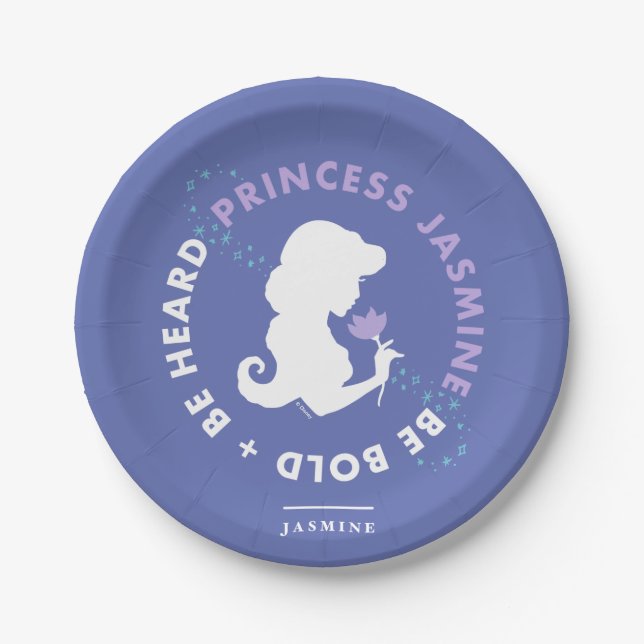 Jasmine | Be Bold & Be Heard Paper Plates (Front)