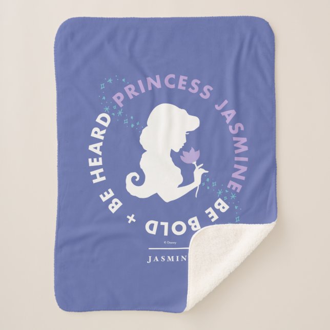Jasmine | Be Bold & Be Heard Sherpa Blanket (Front)