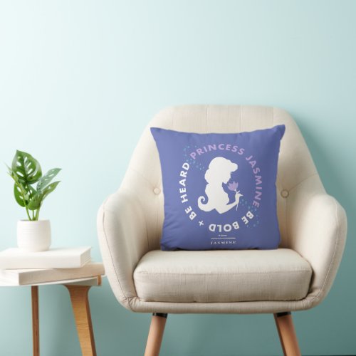 Jasmine  Be Bold  Be Heard Throw Pillow