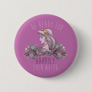 Jasmine - Be Ready For Happily Ever After Pinback Button