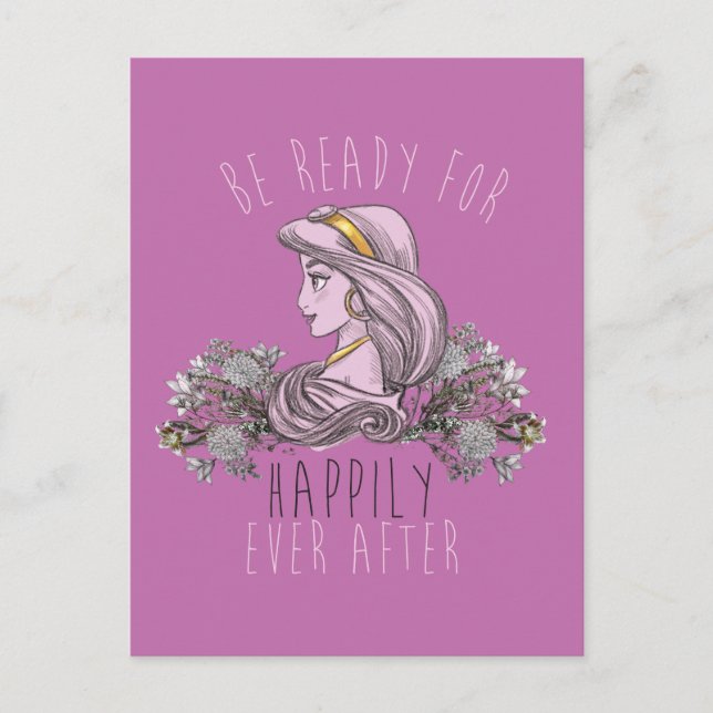 Jasmine - Be Ready For Happily Ever After Postcard (Front)
