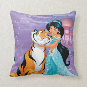 Jasmine | Besties Rule Throw Pillow