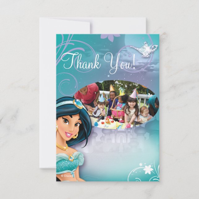 Jasmine Birthday Thank You Cards (Front)
