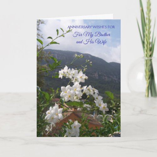 Jasmine Brother And Wife Personalised Anniversary