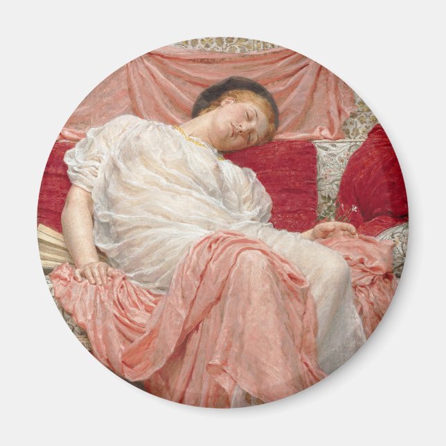 Jasmine by Albert Joseph Moore, Victorian Fine Art Magnet (Front)