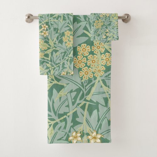 Jasmine by William Morris Bath Towel Set
