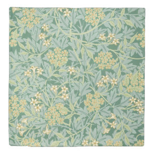 Jasmine by William Morris Duvet Cover