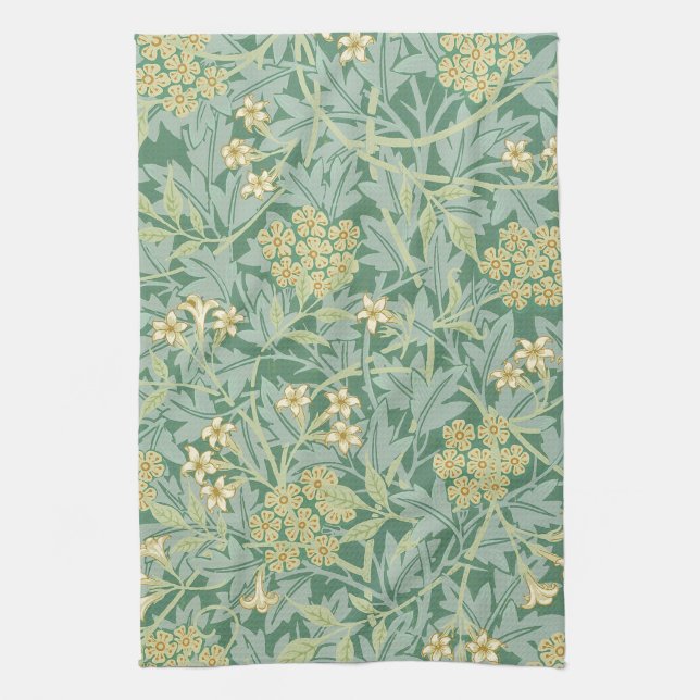 Jasmine by William Morris Kitchen Towel (Vertical)