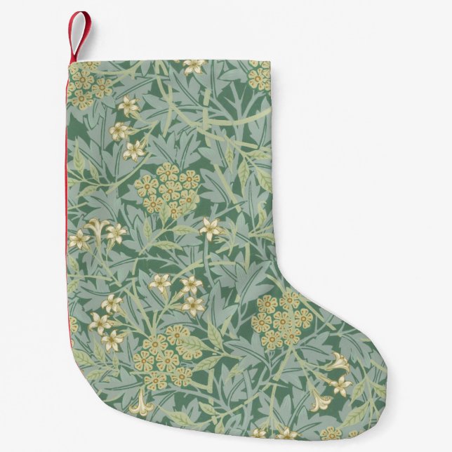 Jasmine (by William Morris) Small Christmas Stocking (Front)