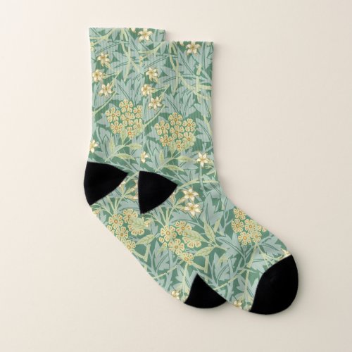 Jasmine by William Morris Socks