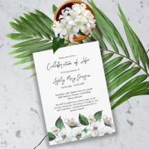 Jasmine Celebration of Life Funeral