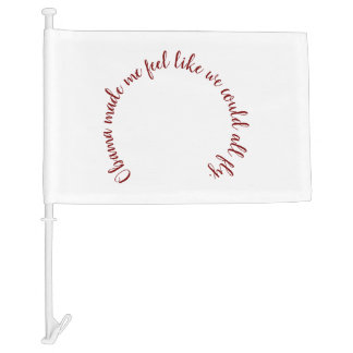 Jasmine Crockett Obama Quote Shirt Car Flag