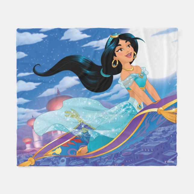 Jasmine | Dream Big Fleece Blanket (Front (Horizontal))