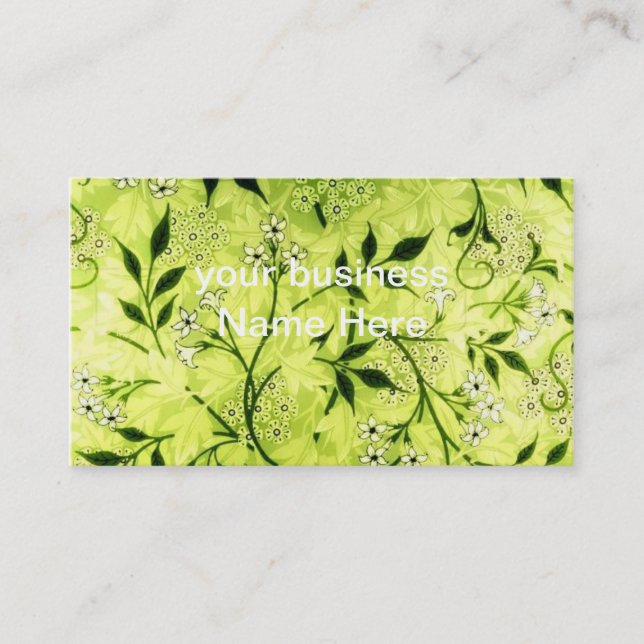 Jasmine floral business card (Front)