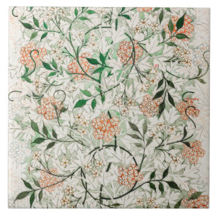 Jasmine Flower painting Artwork Ceramic Tile