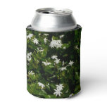 Jasmine Flowers Tropical Floral Botanical Can Cooler