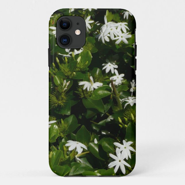 Jasmine Flowers Tropical Floral Botanical Case-Mate iPhone Case (Back)