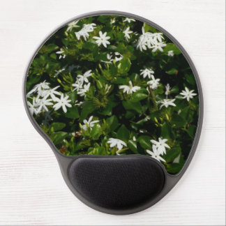Jasmine Flowers Tropical Floral Botanical Gel Mouse Pad