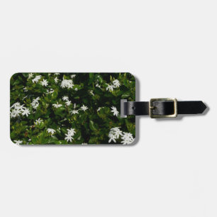 Jasmine Flowers Tropical Floral Botanical Luggage Tag