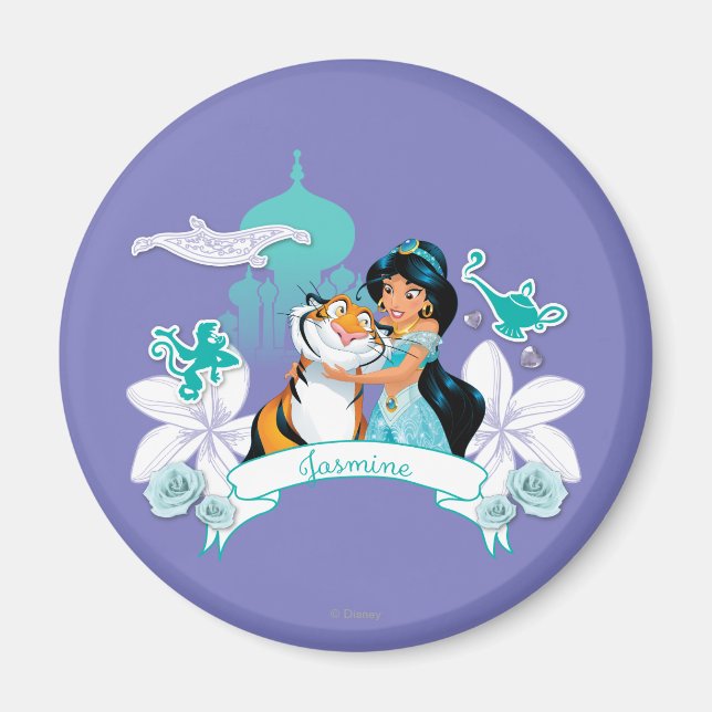 Jasmine - Gentle and Graceful Magnet (Front)